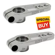 NHX RC 25T M3 CNC Aluminum Futaba / Savox Servo Horn Arms Silver 25T (2)