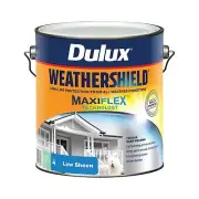 Dulux 4L Deep Low Sheen Weathershield Exterior Paint