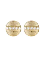 ADORNIA 14K Over Silver Crystal Studs
