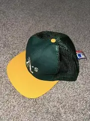 VTG NEW Twin Enterprises Oakland A's Baseball Hat Cap SnapBack Mesh