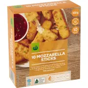 Woolworths Mozzarella Sticks 300g