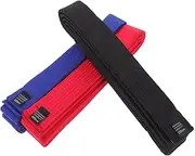 [COOLHIYA] 3pcs Taekwondo Belt While Belt Art Belt Uniform Belts for Men Karate Waist Band Training Waist Belt Karate Training Gear Ribbon Man Aldult Cotton