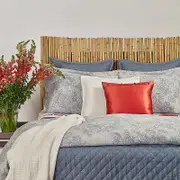 Ann Gish Faux Linen Coverlet Set, King