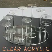 Acrylic Removable Stand Model Toy Display Transparent Perspex Stands Shelf Rack