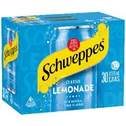 Schweppes Lemonade Cans 375mL 30 Pack