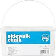 scola Jumbo Sidewalk Chalk, Playground Chalk, Children Chalk, 52 White Pieces, Ideal for Craft Projects for Children