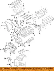 Nissan 12207-1MR1B Engine Crankshaft Main Bearing