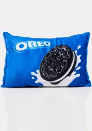 Oreo Cookies Packaging Fleece Pillow
