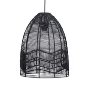 SERANG 35 Black Cane Pendant Shade Only