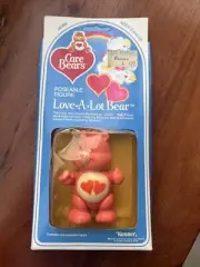 Vintage 1984 Kenner Care Bears Love A Lot Bear Poseable Figure Old Stock 60390