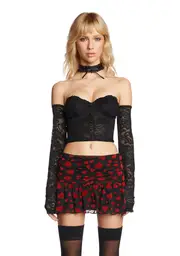 [Sugar Thrillz] Night Fawn Over Me Corset Top