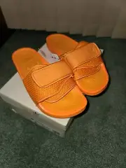 Adidas Pharrell Williams Chancleas HU Slides (Orange) Size 9