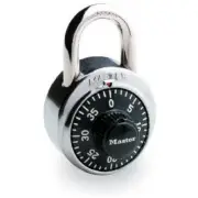 NEW MASTERLOCK 1500D STAINLESS STEEL COMBINATION PADLOCK 1 7/8" USA 6402739