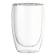 Wilmax England 250ml Thermo Double Wall Glass Cup - Clear