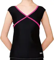 Sasaki 7056 Rhythmic Gymnastics, Short French Top, Junior to Adult Sizes