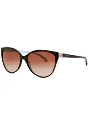 Tiffany & CO. Tortoiseshell Oval-frame Sunglasses - Brown One Size