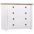 Side Cabinet White Pine Panama Range