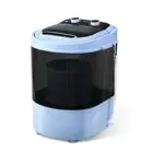 NNEDSZ 3KG Mini Portable Washing Machine Shoes Wash Top Load Spin Camp Caravan