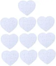 HONMEET 10pcs Heart Shaped DIY Graffiti Drawing Boards Boys and Girls Educational Coloring Board Educational Toy