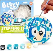 Bluey Paint Your Own Stepping Stone - DIY Art Kit for Kids, Less Mess Paintable Design, Great Summer Activity for Ages 8-11