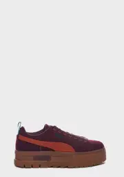 [PUMA] Mayze Wooly Platform Sneakers