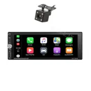 Single 1Din Car Stereo Radio MP5 Video Player Bluetooth WIFI USB W/Rear Camera (for: Porsche)