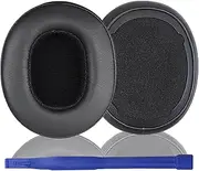 Adhiper Hesh ANC Replacement Ear Pads for Skullcandy Crusher Wireless/Crusher ANC/Crusher Evo,Hesh Evo/Hesh 3,Venue ANC Headphones,Crusher Evo Headphone Earpad Ear Cushions with Protein Leather(Black)