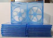 Viva Elite Eco 2-Disc Double 12.5mm Blu-ray Replacement Storage Cases Shells NEW