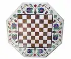 24" Marble Chess Table Tops pietradura Handmade Work