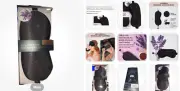 Kitsch Beauty Lavender Weighted Satin Eye Mask In Black