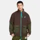 NIKE 外套 男款 運動外套 AS M NSW SHERPA FZ OUTDOOR JKT 咖啡綠 FV4022-237 (2S3455)