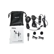 BOYA BY-M1DM Dual Omni-directional Lavalier Microphone for Android Smartphones m