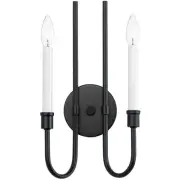 Maxim Lighting 11282BK Tux 2 Light 11 inch Black Wall Sconce Wall Light