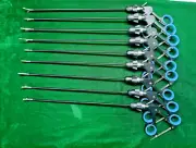 9pc Laparoscopic Monopolar Grasping Forceps 5mmx330mm Reusable Instruments
