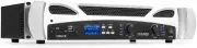 VPA600 2 Channel Power Amplifier DJ PA Stereo Amp Bluetooth MP3 2U 19 Inch 600W