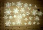28 MINI paper SNOWFLAKES Tim Holtz cardstock paper die cut embellishments