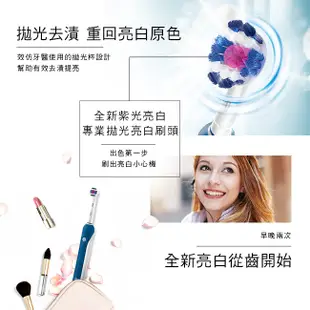 【德國百靈Oral-B】歐樂B全新升級3D電動牙刷 PRO500 ◤加贈牙線棒+牙膏◢ (7.9折)