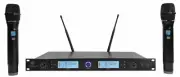 Rockville RWM3300UA UHF Dual HandHeld Microphones For Church Sound Systems
