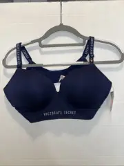 Victoria's Secret Perfect Comfort XL Navy Blue Padded Bra NWT Bralette