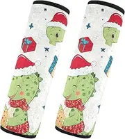 GAIREG Dinosaur Christmas Design Seat Belt Strap Covers Women Backpack Shoulder Pads