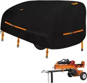 Log Splitter Cover Heavy Duty Windproof for 15-45ton Heavy-Duty Waterproof Log