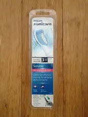 3 SENSITIVE Sonicare Flexcare ProResults Replacement Toothbrush Heads Sonic Care