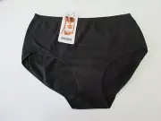 Bonds Ladies Full Brief Panties Underwear size 12 14 Colour Black