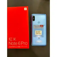 在飛比找蝦皮購物優惠-🎩二手商品🎩 小米 紅米 Note 6 Pro 4+64GB