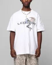 [LOITER] Loiter Chrome Deceiver T-shirt White - Size XL XL White