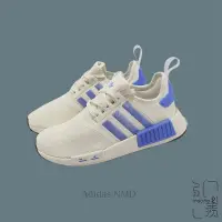 在飛比找Yahoo!奇摩拍賣優惠-ADIDAS NMD R1 奶油白藍 休閒鞋 女 HP282