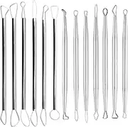 Tuperoymse Polymer Clay Tools Pottery Ceramic Sculpting Tools Carving Ribbon Wire End Loop Clay Tools Set