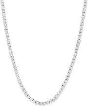 Forever Creations 14K 12.00 ct. tw. Lab Grown Diamond Tennis Necklace