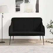 Home Decor | Upholstered Decorative Bench with Armrests and Backrests | Bench Seat for Entryway and Living Room | 110 x 76 x 80 cm | Velvet