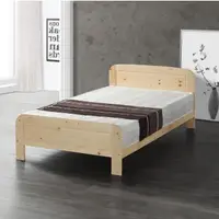 在飛比找momo購物網優惠-【MUNA 家居】白松木3.5尺單人床/不含床墊(單人床 床